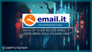 Data of over 60,000 Email.it users being sold on dark web