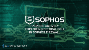 A Sophos firewall zero-day is being exploited by Cybercriminals