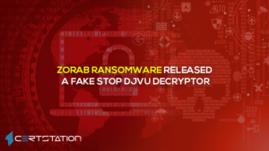 Zorab ransomware released a fake STOP Djvu Decryptor