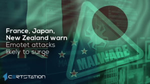 France, Japan, New Zealand warn Emotet attacks likely to surge