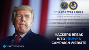 Hackers break into Trump’s campaign website