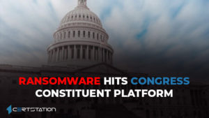 Ransomware hits Congress Constituent platform